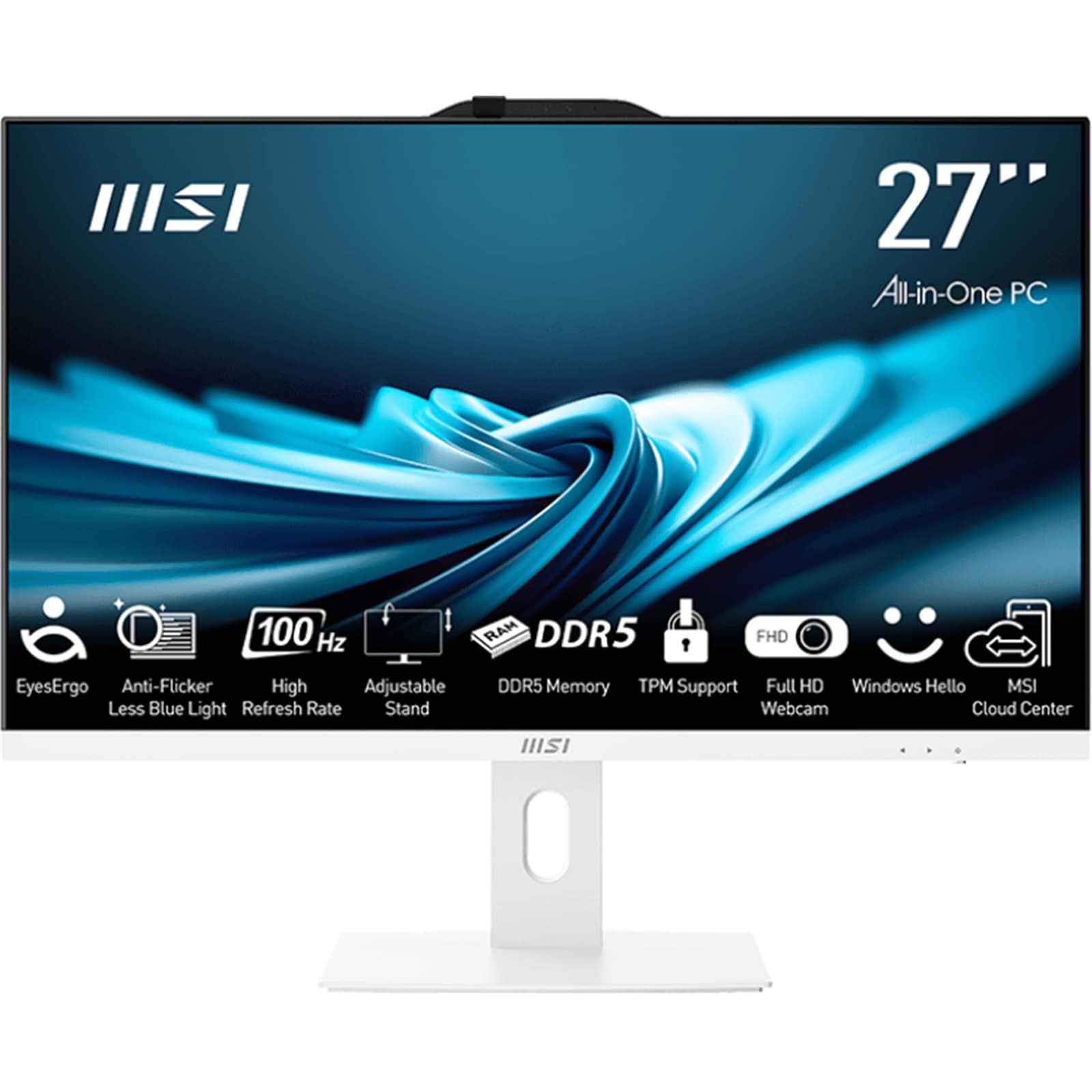 BAREBONE MSI AIO PRO AP272P i712700_16GB _1TB WHITE