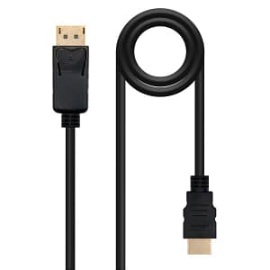 CONVERSOR DISPLAYPORT A HDMI 1.5 M NEGRO NANOCABLE