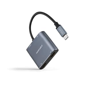 CONVERSOR USB-C A 2xHDMI/USB 2.0/PD 15CM NANOCABLE