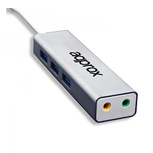 TARJETA SONIDO USB 5.2 + HUB USB 3.0 APPROX