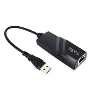 TARJETA DE RED 10/100/1 Gbit USB 3.0 APPROX