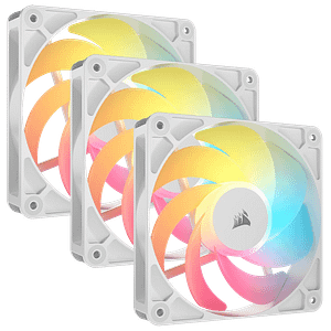 VENTILADOR AUXILIAR RS120R A-RGB 120MM WHITE TRIPLE PACK CORSAIR