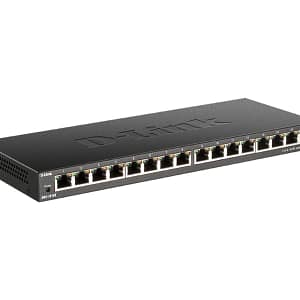 D-LINK SWITCH SLIM 16 PUERTOS 10/100/1Gbit