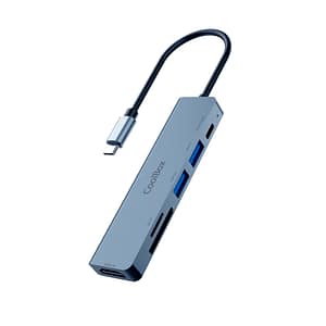 MINI DOCK C61 USB-C (2xUSB3.2/HDMI 4K/USB-C PD/1SD-MICROSD) COOLBOX