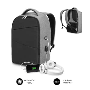 MOCHILA SECURE V2 AP ANTIROBO 16'' GRIS SUBBLIM