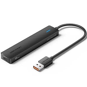 HUB 4 PUERTOS USB 3.2 2xUSB-C 3.2 1xUSB-C 3.0 0.15 M GRIS VENTION