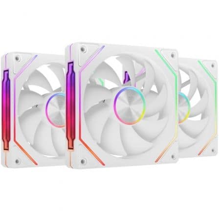KIT 3 VENTILADORES AUXILIAR MF-LINKFINITY 2 BLANCO MARS GAMING