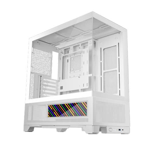 CAJA SEMITORRE ATX MC-LCDX PRO BLANCO MARS GAMING