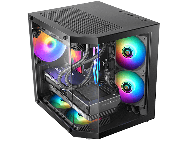 CAJA MINITORRE ATX MC-3TLITE NEGRO MARS GAMING