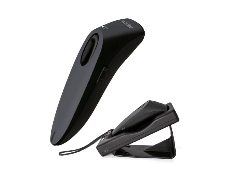 LECTOR CODIGO BARRAS LASER BLUETOOTH 2D APPLS10 NEGRO APPROX