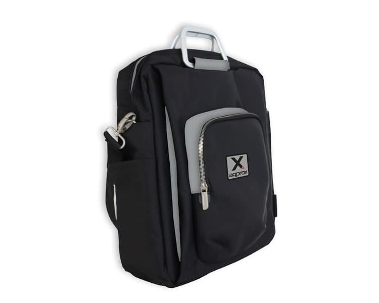 MALETIN VERTICAL 15.6'' NEGRO/GRIS APPROX