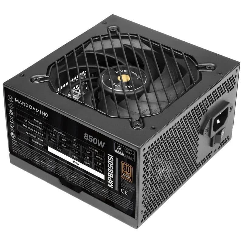 FUENTE ALIM. 850W SI 80+ MARS GAMING