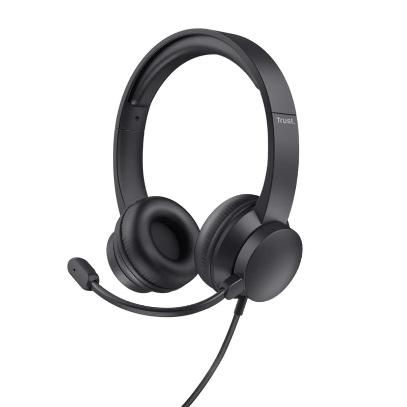 AURICULAR AYDA USB NEGRO TRUST