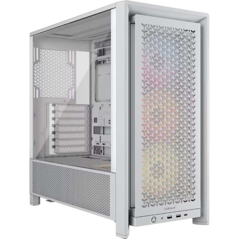 CAJA SEMITORRE ATX FRAME 4000D RS ARGB WHITE CORSAIR