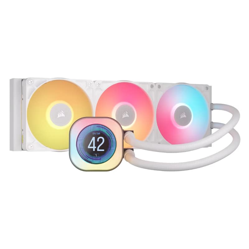 REFRIGERACION LIQUIDA ICUE LINK TITAN 360 RX LCD AIO WHITE CORSAIR