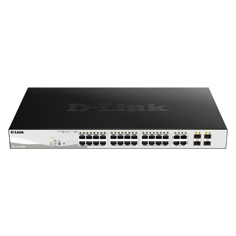 D-LINK SWITCH 28 PUERTOS 10/100/1Gbit w/4 Combo 1000BaseT/SFP PoE