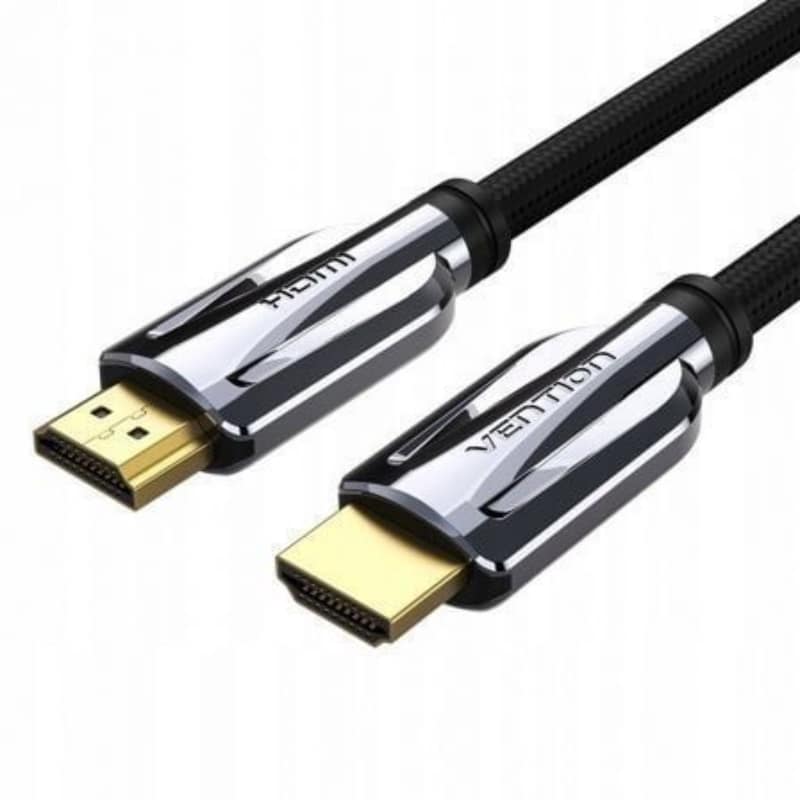 CABLE HDMI V2.1 8K M-M TRENZADO 2 M NEGRO/GRIS VENTION