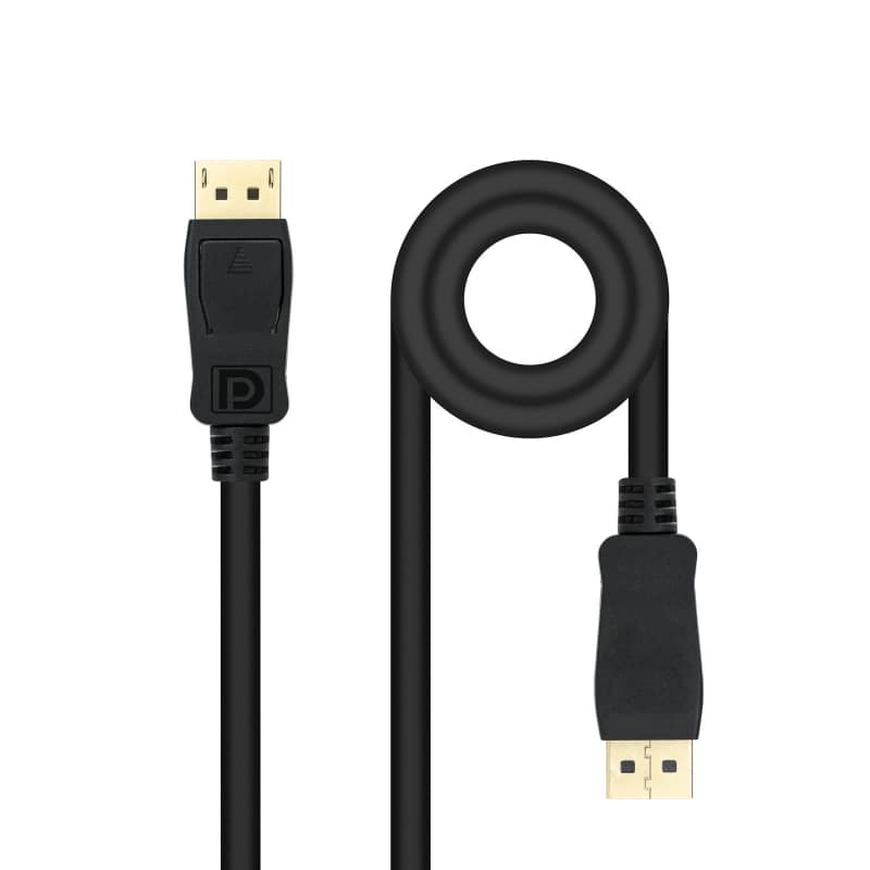 CABLE DISPLAYPORT 1.4 DP/M-DP/M NEGRO 3 M NANOCABLE