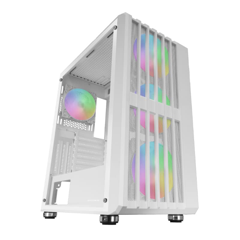 CAJA SEMITORRE ATX MC-VAULT ARGB BLANCO MARS GAMING